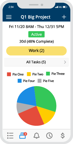 Update Task Status from Project Insight Mobile