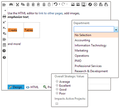 Data Input Options