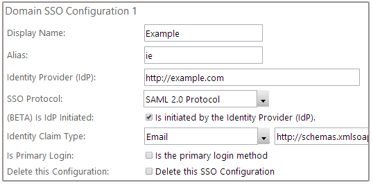 Single Sign-On (SSO) Setup