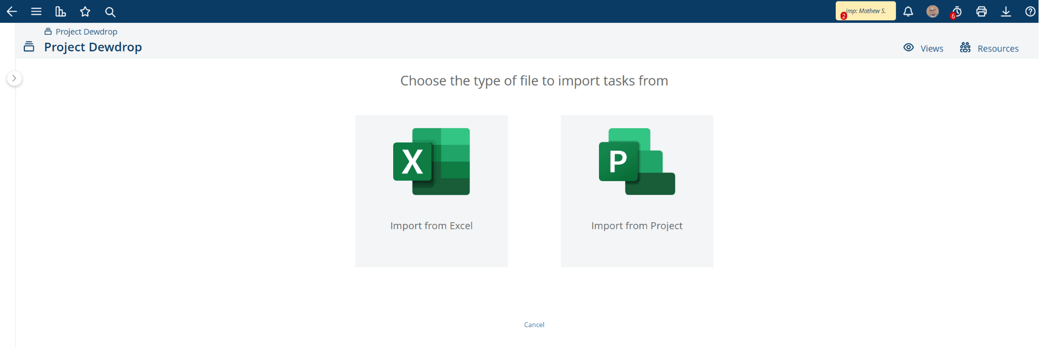 Import Microsoft Project plans into Project Insight